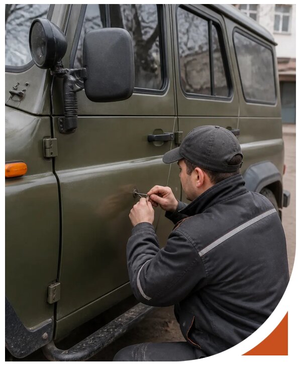 Профессиональное вскрытие автомобиля УАЗ без повреждений в Ярославле